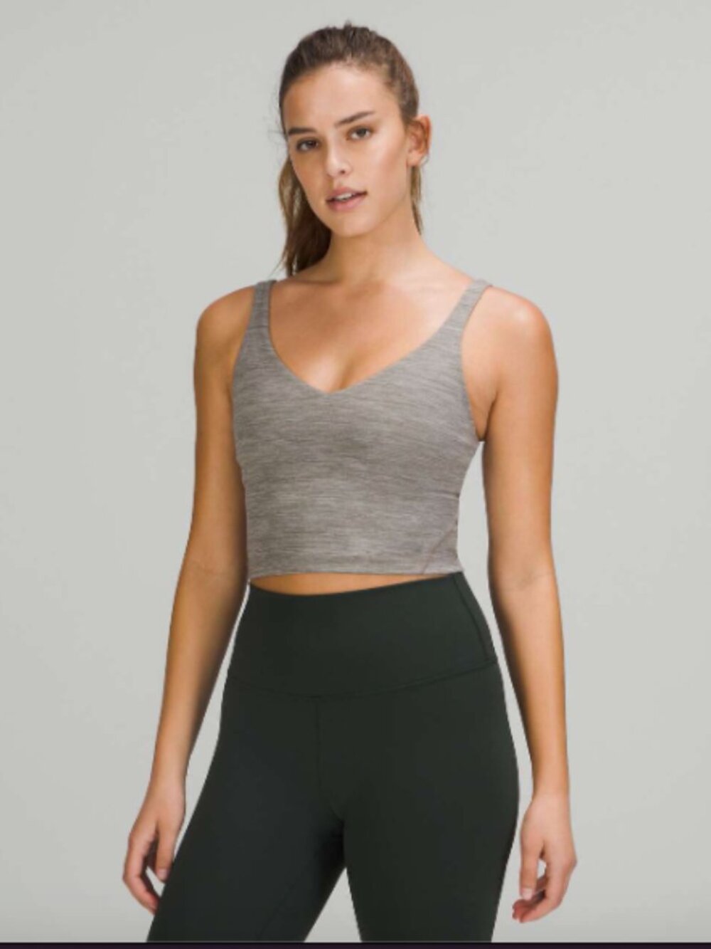 Lululemon Align Tank Top Heathered Rover Sz: 12